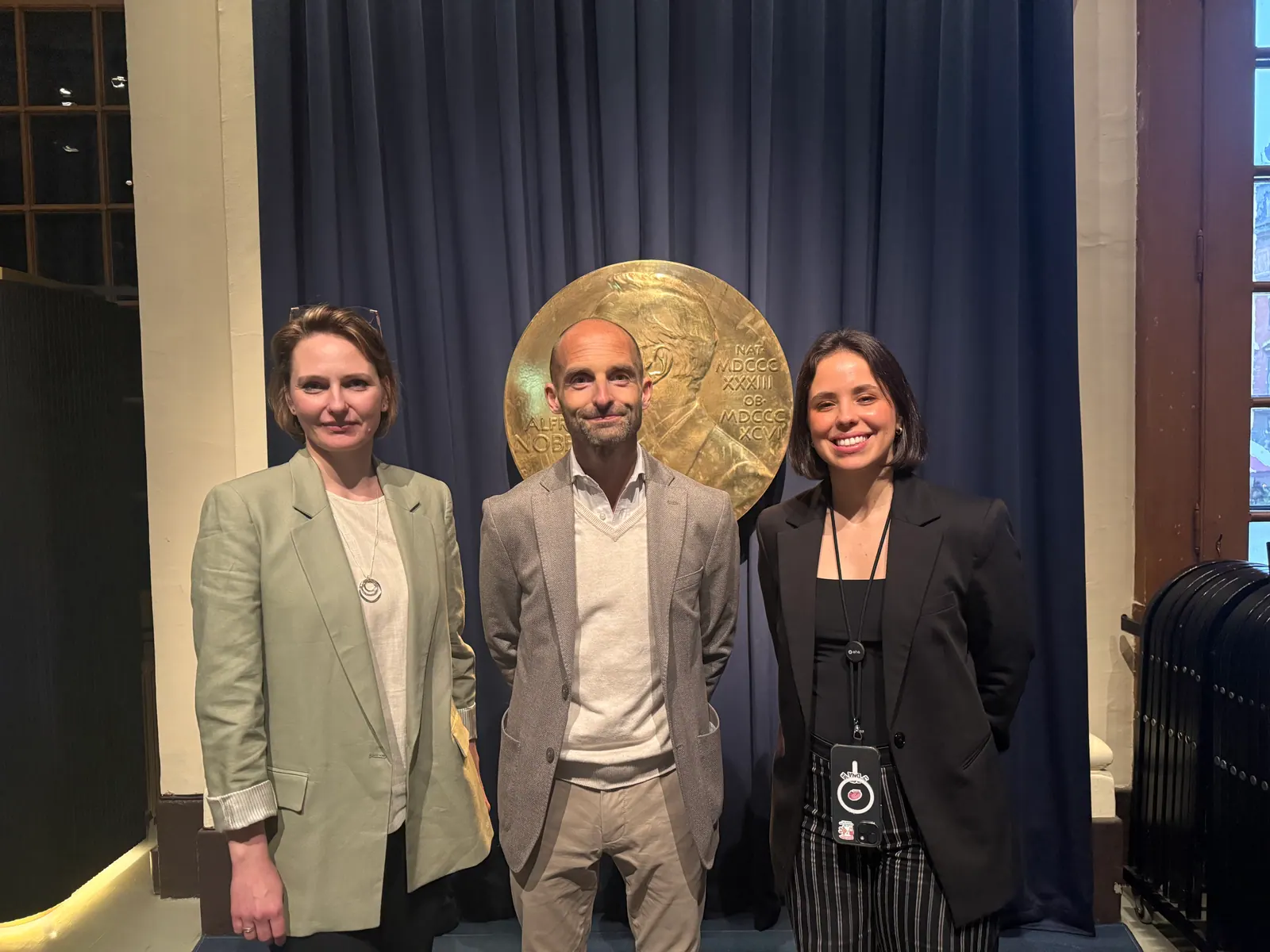 From left to right: Danuta Gawel, CRDO of Mavatar; Bruno Paiva; Camila Guerrero De Blois.